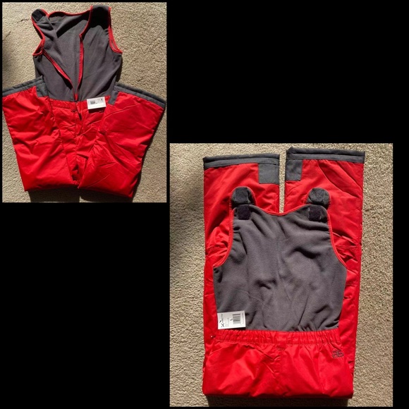 NEW Youth Infinity Fleece Bib Overalls, L - Picture 1 of 11